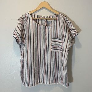 3/$15 Liz Claiborne Loose Linen/Cotton Summer Top